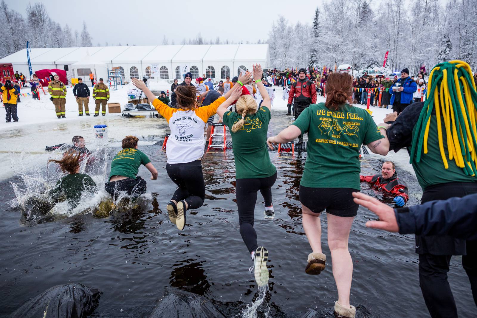 PHOTOS Special Olympics Alaska Polar Plunge Anchorage Daily News